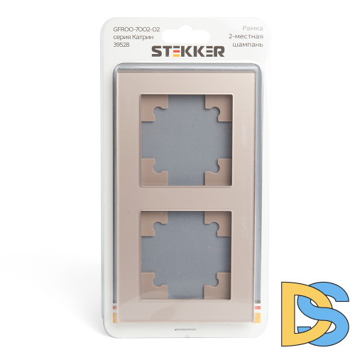 Рамка горизонтальная 2-местная Stekker Катрин 39528