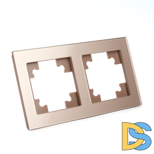 Рамка горизонтальная 2-местная Stekker Катрин 39528