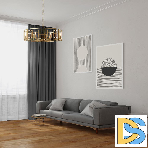 Подвесная люстра Maytoni Bowi H009PL-08G