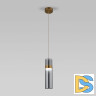 Подвесной светильник Eurosvet Lumen 50244/1 LED латунь/дымчатый a061287