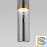Подвесной светильник Eurosvet Lumen 50244/1 LED латунь/дымчатый a061287