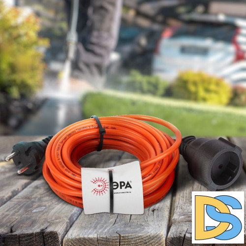 Удлинитель силовой Эра UPx-1-2x1-10m Б0046805