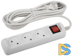 Удлинитель электрический Эра U-3s-5m-2x1 Б0044051