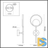 Настенный светильник Odeon Light Denzel 4322/15WL
