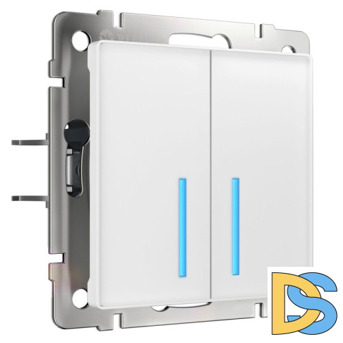 Сенсорный выключатель двухклавишный с подсветкой Werkel 4690389179556 W4520001