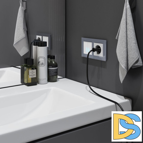 Сенсорный выключатель двухклавишный с подсветкой Werkel 4690389179556 W4520001