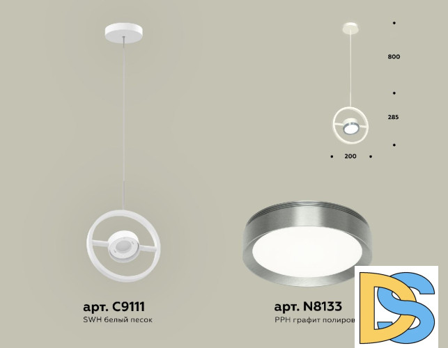Подвесной светильник Ambrella Light Traditional (C9111, N8133) XB9111102