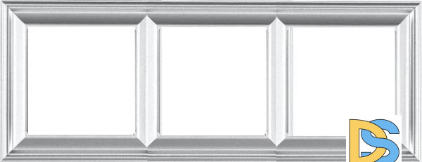 Рамка трехместная Jung EPD483AL