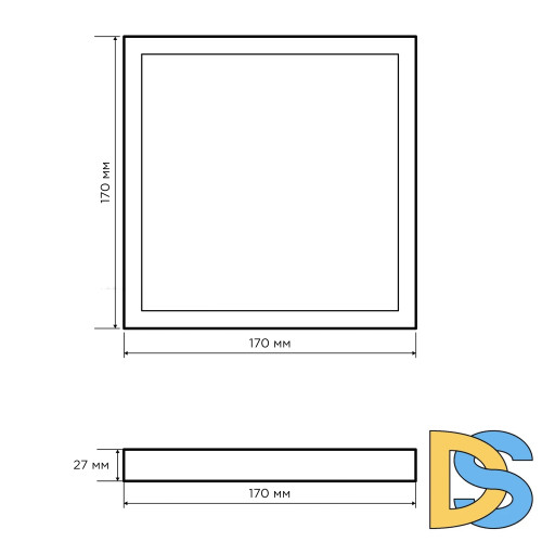 Накладная светодиодная панель Apeyron 06-48