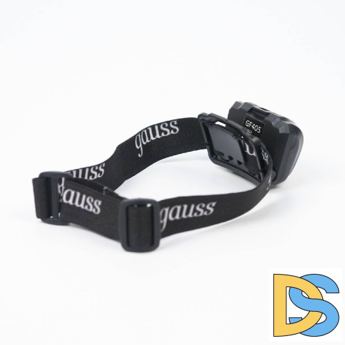 Налобный светодиодный фонарь Gauss аккумуляторный 40х60 130 лм GF405