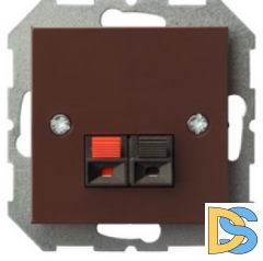 Розетка аудио Epsilon 1-ая коричневый