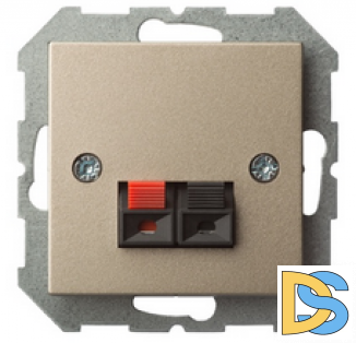 Розетка аудио Epsilon 1-ая шампань