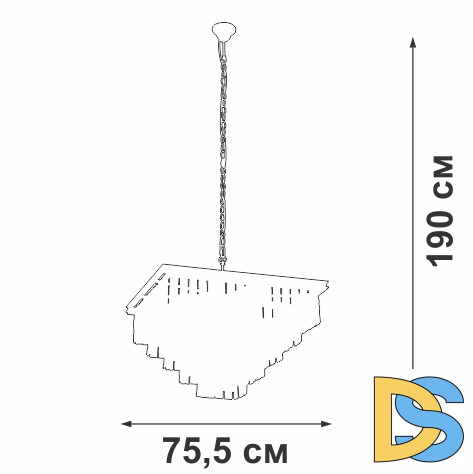 Подвесная люстра Vitaluce V5818-8/13
