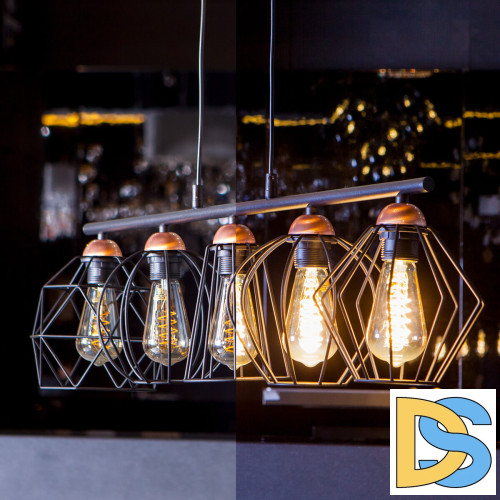 Лампа светодиодная филаментная Elektrostandard E27 8W 3300K прозрачная 4690389066290