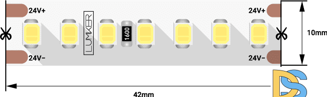 Светодиодная лента DesignLed DSG2168-24-NW-33 001819