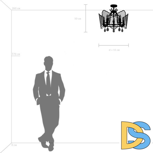 Потолочная люстра Lightstar Castello 744057