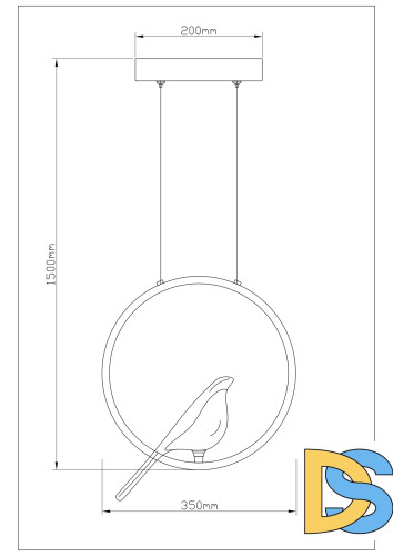 Подвесной светильник Divinare 1188/06 SP-6