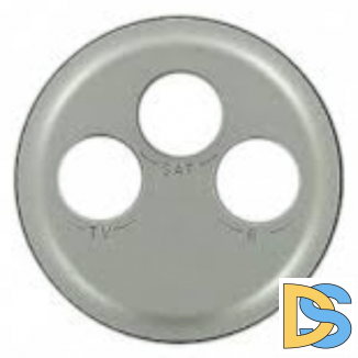 Лицевая панель для розетки TV-FM-SAT Legrand Celiane титан, 68585