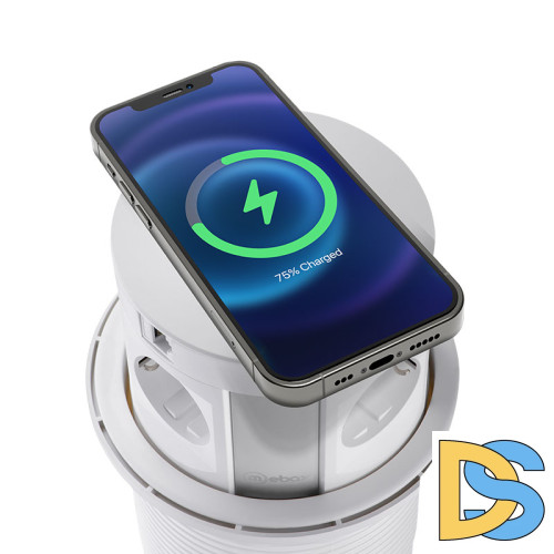 Блок розеток 107J (4 секции, 2 USB и RJ-45) Mebax 00-00001172