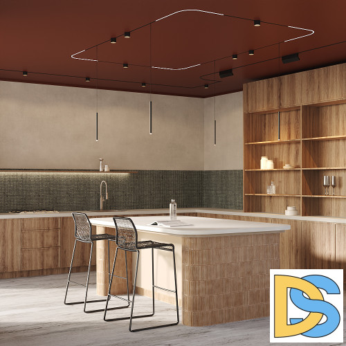 Трековый магнитный светильник Maytoni Flex TR186-1-8W4K-B