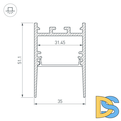 Профиль Arlight SL-COMFORT 031730