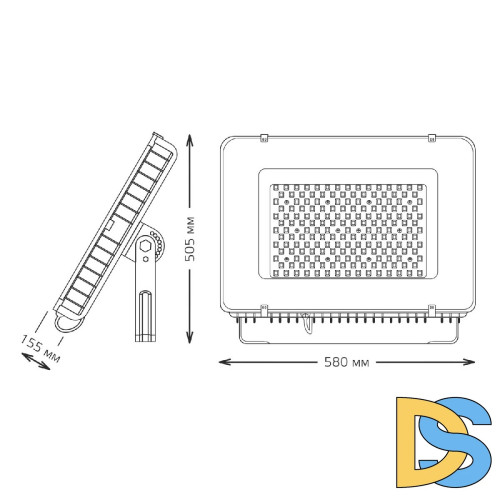 Прожектор Gauss Qplus 613511400