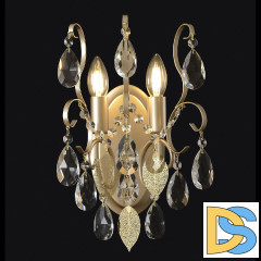 Бра Crystal Lux ESMIRALDA AP2 GOLD