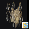 Бра Crystal Lux ESMIRALDA AP2 GOLD