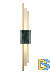 Настенный светильник Crystal Lux CARTA AP6W LED GREEN/BRASS