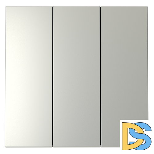 Клавиши для выключателя/переключателя трехклавишного, S70 (сталь)