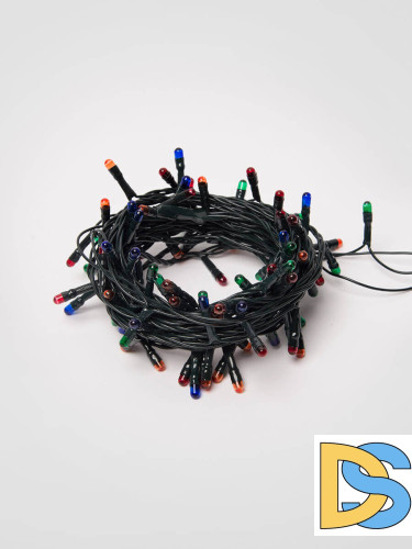 Светодиодная гирлянда (UL-00002388) Uniel 220V разноцветный UDL-S0500-100/DGA Multi IP20 Mini