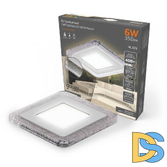 Встраиваемый светодиодный светильник Gauss Backlight Bubbles BL320