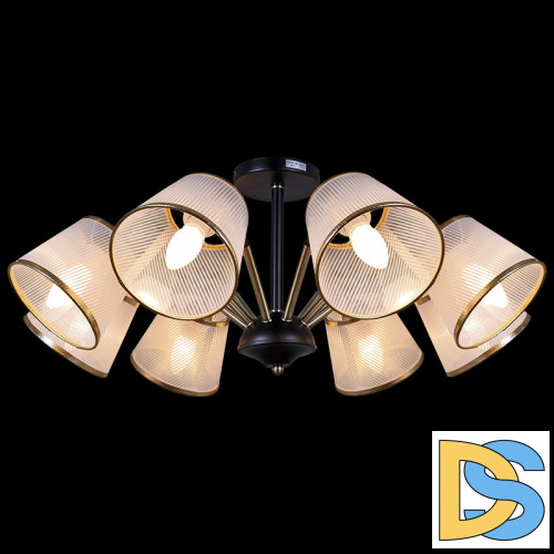 Люстра на штанге Illumico IL0344-8CSQ-79 BK AB