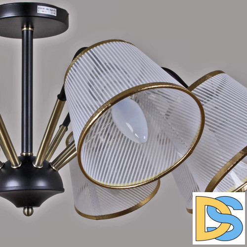 Люстра на штанге Illumico IL0344-8CSQ-79 BK AB