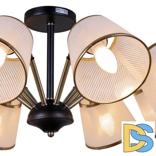 Люстра на штанге Illumico IL0344-8CSQ-79 BK AB