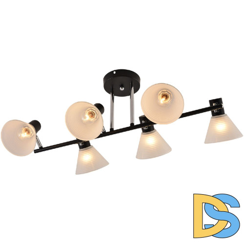 Потолочная люстра Reluce 01553-3.3-06B BK+CR