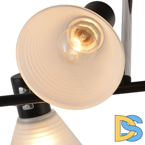 Потолочная люстра Reluce 01553-3.3-06B BK+CR