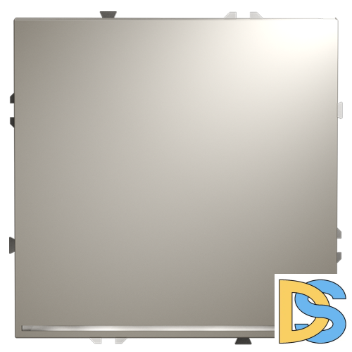 Проходной переключатель встраиваемый VOLTUM S70 одноклавишный с подсветкой 10А, (кашемир)