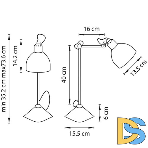 Настольная лампа Lightstar Loft 865914