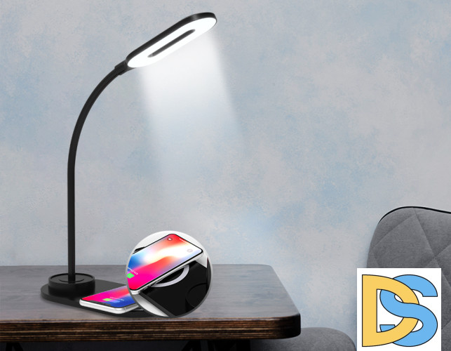 Настольная лампа с беспроводной зарядкой Ambrella Light Desk DE589