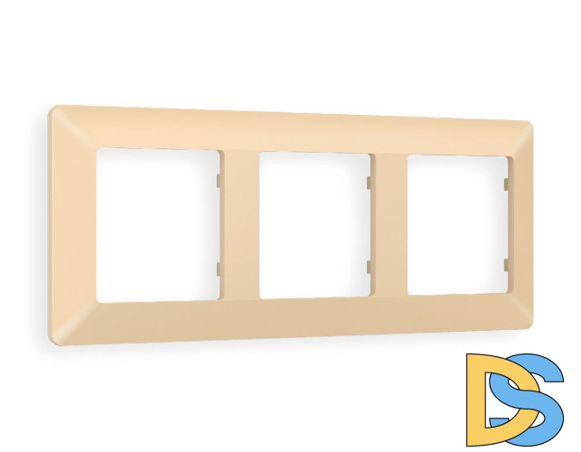 Рамка трехместная Ambrella Volt Line AF110603