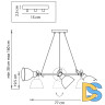 Подвесная люстра Lightstar ACROBATA 761167