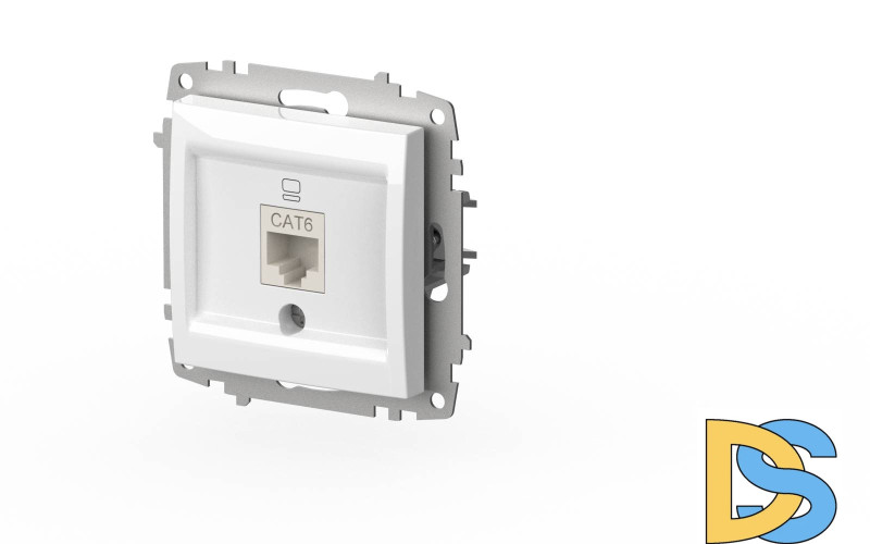 Розетка компьютерная (Cat 6) ELBI Zena Vega 609-015600-247