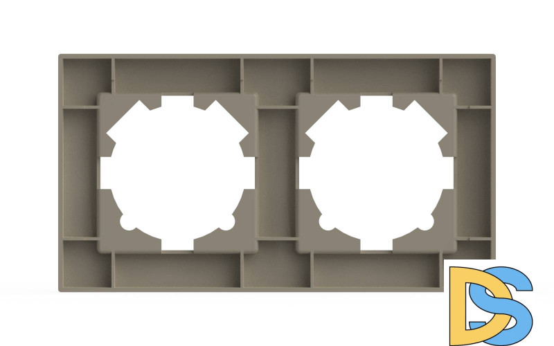 Рамка двухместная ELBI Vega 510-010300-226