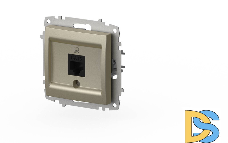 Розетка компьютерная (Cat 6) ELBI Zena Vega 609-011400-247