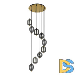 Каскадная люстра Arte Lamp Freddie A2231SP-9PB