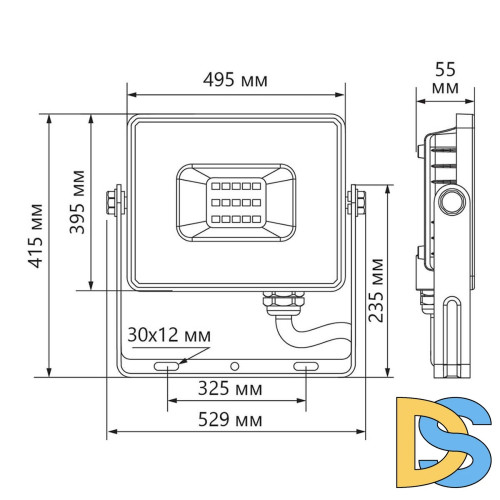 Светодиодный прожектор Feron LL-926 300W 6400K 29501