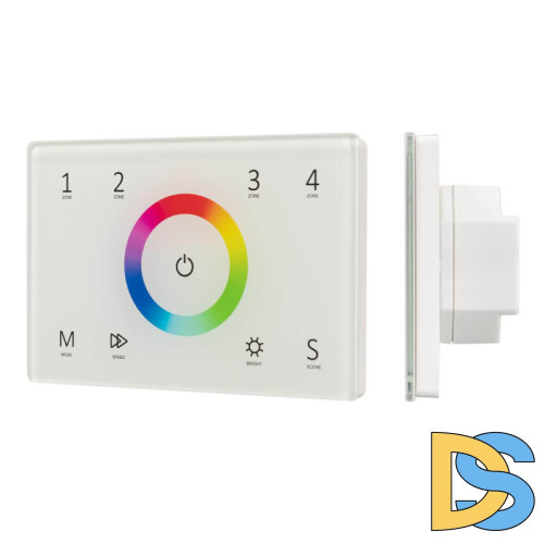 Панель Arlight Sens Smart-P83-RGB White (230V, 4 зоны, 2.4G) 028402