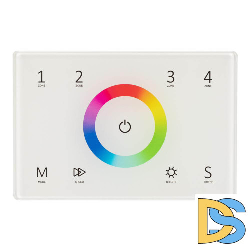 Панель Arlight Sens Smart-P83-RGB White (230V, 4 зоны, 2.4G) 028402