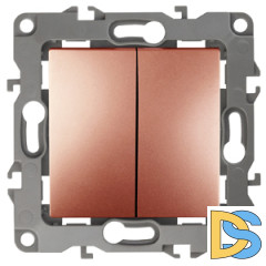 Выключатель двойной Эра 12-1104-14 Б0019289